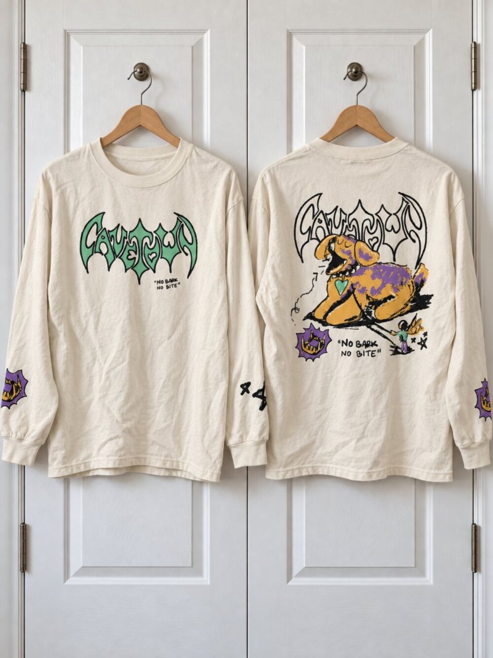 Cavetown Running With Scissors Tour 2026 No Bark No Bite Long Sleeve Tee
